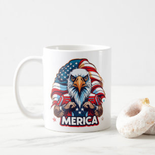 Veterandagen Amerikanska Flagga Merica Patriotic E Kaffemugg