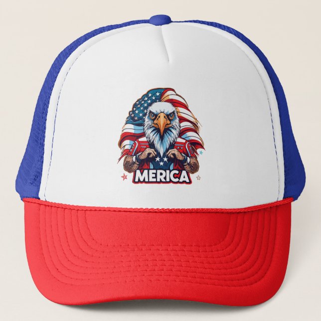 Veterandagen Amerikanska Flagga Merica Patriotic E Keps (Framsida)