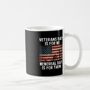 Veterandagen är för mig minnesdagen är för dem kaffemugg