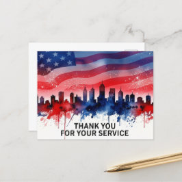 Veterandagen - Hedra alla som har tjänstgjort Vykort