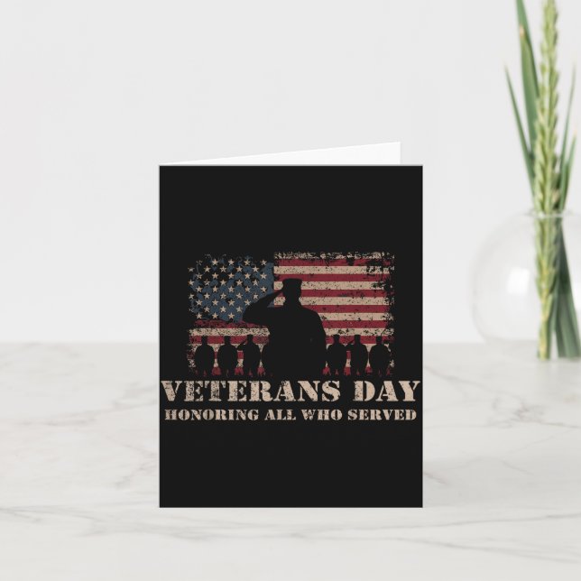 Veterandagen hedrar alla som har tjänstgjort patri kort (Framsida)