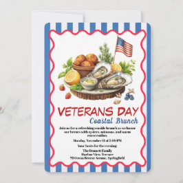 Veterandagen Inbjudan | Coastal Brunch Firande