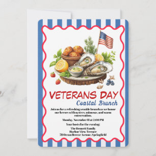 Veterandagen Inbjudan Coastal Brunch Firande