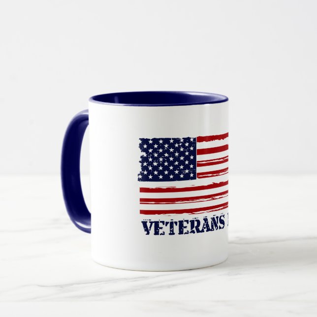 Veterandagen och morsekod mugg (Framsida vänster)