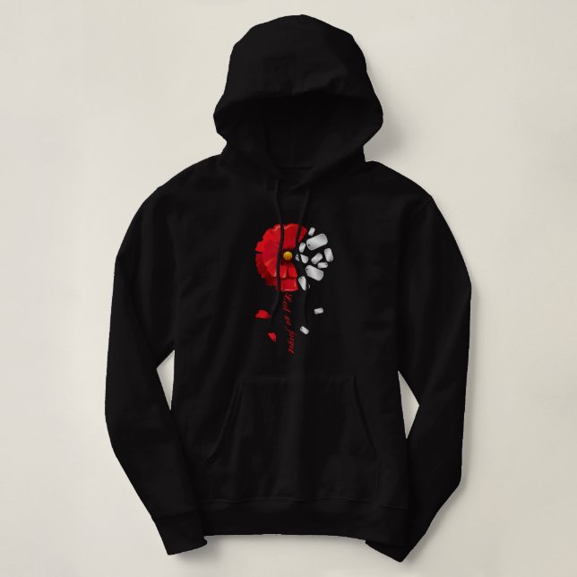Veterandagen, om vi inte glömmer Röda vallmo Flowe T Shirt (Design framsida)