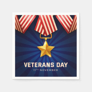Veterandagen pappersservett