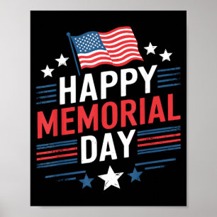 Veterandagen patriot flagga lycklig minnesdag poster
