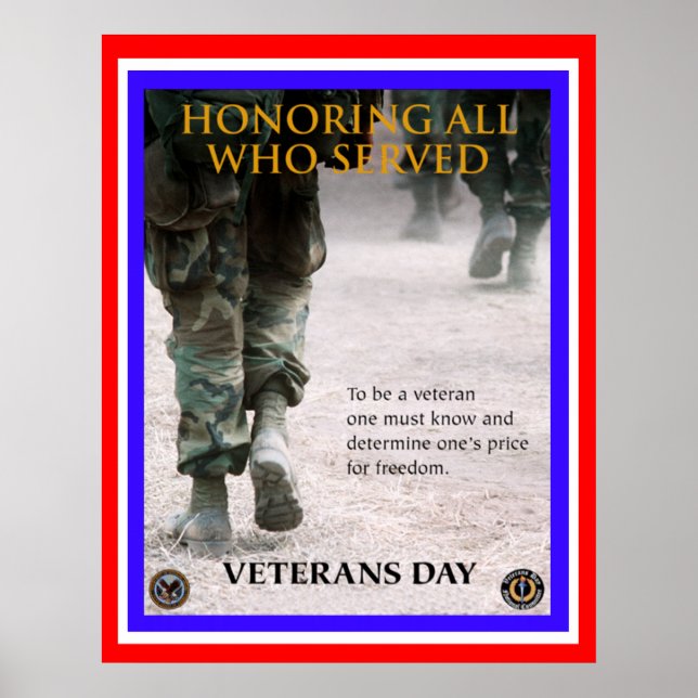 veterandagen poster från 8.99 (Framsidan)