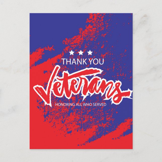 Veterandagen Postkort Vykort (Framsida)