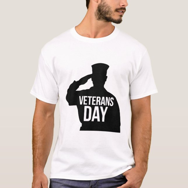 Veterandagen T Shirt (Framsida)