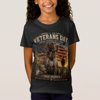 Veterandagen tysk korthårig pointer t shirt