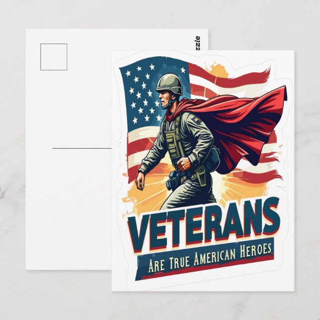 Veterandagen, veterandagen 2025, veterandagen 2026 vykort (Fram/baksida)
