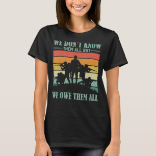 Veterandagen vi vet inte allt men vi vet inte. t shirt