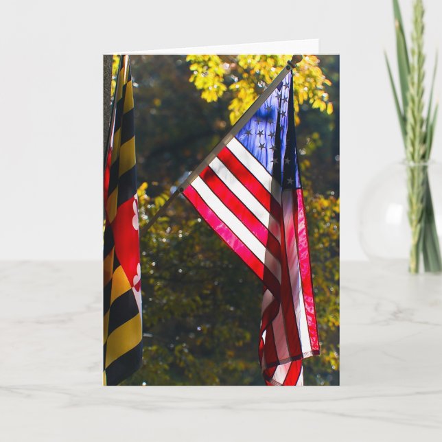 Veterandagkort Kort (Framsida)