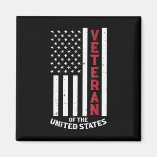 Veteranen i Förenade Stater USA:s minnesdag i Flag Magnet