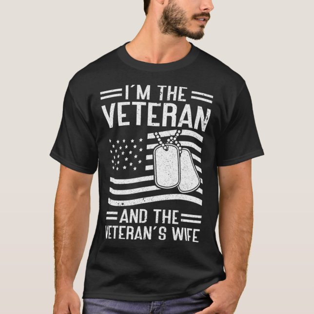 Veteranen och Veteranens maka, amerikansk T Shirt (Framsida)