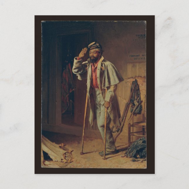 Veteranen, Trä - Svarta soldater i det amerikanska Vykort (Framsida)