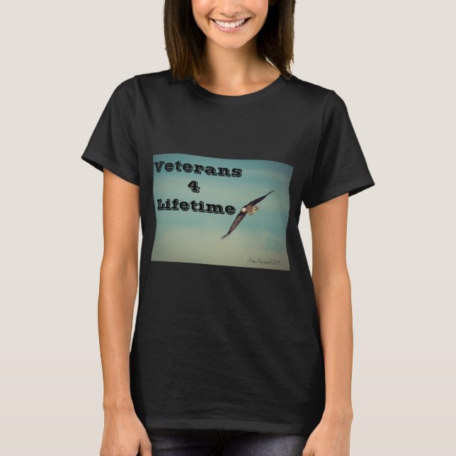 Veteraner 4 Livstid T Shirt (Framsida)
