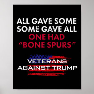 Veteraner, antitrumputkastskorgskorgskassett för V Poster