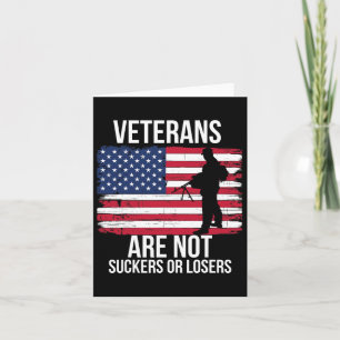 Veteraner är inte sugare eller förlorare Biden 202 Kort