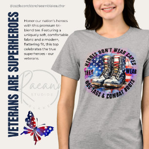 Veteraner är Superhjältar T Shirt