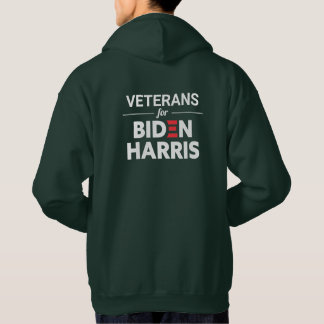 Veteraner för Anpassningsbarna Biden Harris Grönt Hoodie