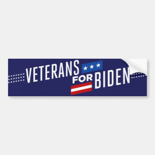 Veteraner för Biden 2024 Bildekal