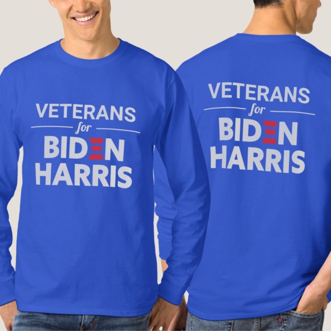 Veteraner för Biden Harris Anpassningsbar Text Roy T Shirt (Skapare uppladdad)