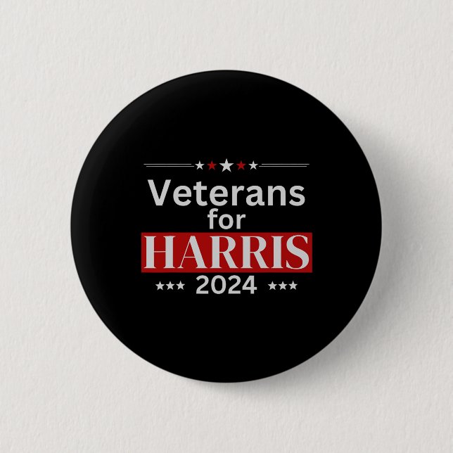 Veteraner för Harris 2024 Wheimer 2024 Vote Harris Knapp (Framsida)