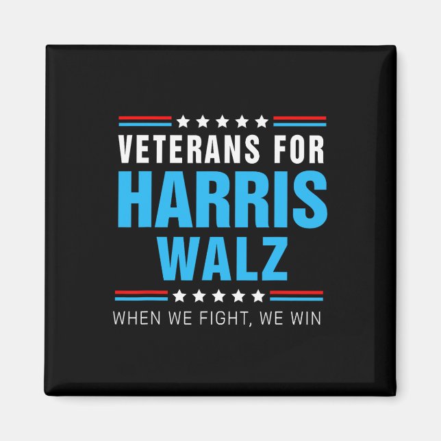 Veteraner för Harris Wheimer 2024 när vi kämpar mo Magnet (Framsidan)