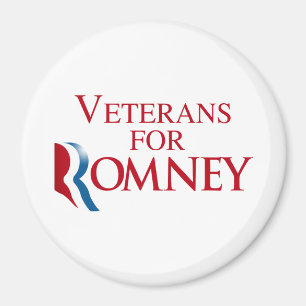 VETERANER FÖR ROMNEY.Png Magnet