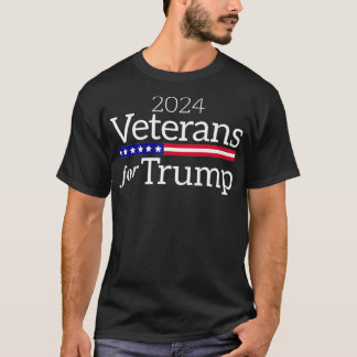 Veteraner for Trump 2024 Konservativ Republican TR T Shirt