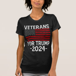 Veteraner för Trump 2024 Pro Trump T Shirt
