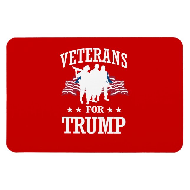 VETERANER FÖR TRUMP MAGNET (Horisontell)