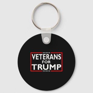 Veteraner för trumpens presidentval 2024 nyckelring
