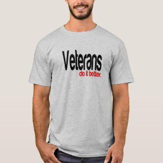 Veteraner gör det bättre t shirt