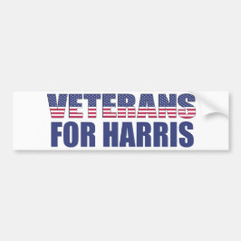 Veteraner i valet till Harris 2024 Bildekal