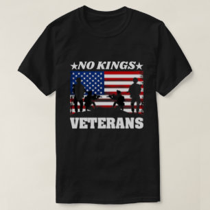 Veteraner Inga Konungar - Patriotiska Veterans Day T Shirt