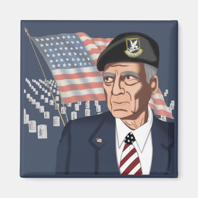 Veteraner Magnet (Framsidan)