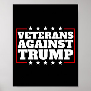 Veteraner mot Trump Anti-trump Veteraner mot Poster
