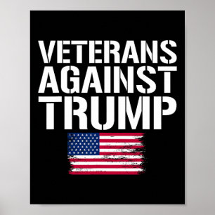 Veteraner mot Trump Anti-trump Veteraner mot Poster