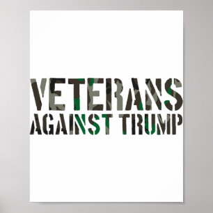 Veteraner mot Trump Anti-trump Veteraner mot Poster