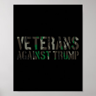 Veteraner mot Trump Anti-trump Veteraner mot Poster