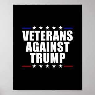 Veteraner mot Trump Anti-trump Veteraner mot Poster