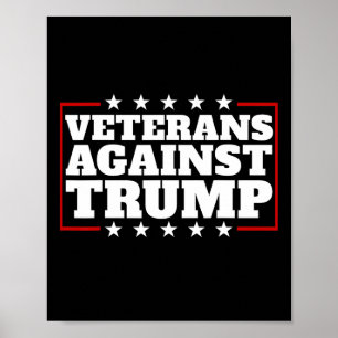 Veteraner mot Trump Anti-trump Veteraner mot Poster