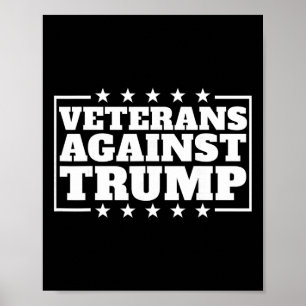 Veteraner mot Trump Anti-trump Veteraner mot Poster