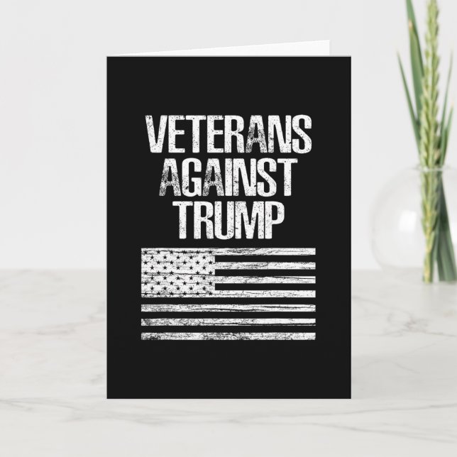 Veteraner mot Trump Kort (Framsida)