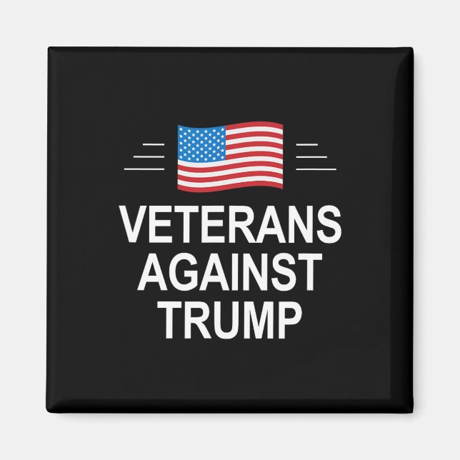 Veteraner mot Trump -  Magnet (Framsidan)