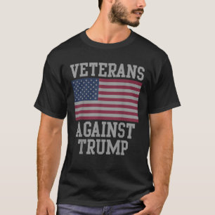 Veteraner mot Trump Patriotic USA T Shirt T Shi