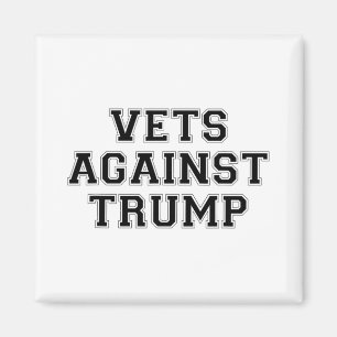 Veteraner mot Trump - patriotisk avvikelse Magnet